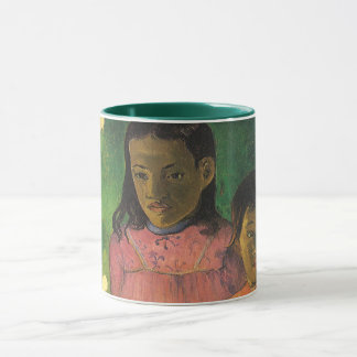 Two Sisters by Paul Gauguin, Vintage Fine Art Mug