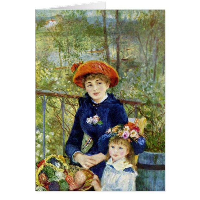 Two Sisters (On the Terrace) By Pierre Renoir (Front)