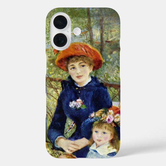 Two Sisters (On the Terrace) By Pierre Renoir Case-Mate iPhone Case (Back)