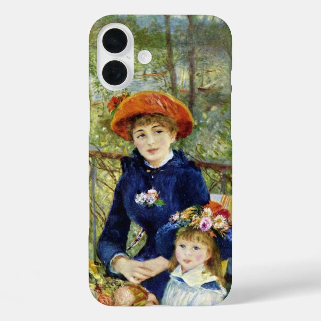 Two Sisters (On the Terrace) By Pierre Renoir Case-Mate iPhone Case (Back)