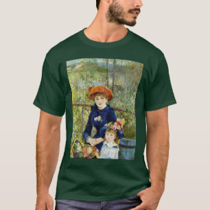 Two Sisters (On the Terrace) By Pierre Renoir T-Shirt