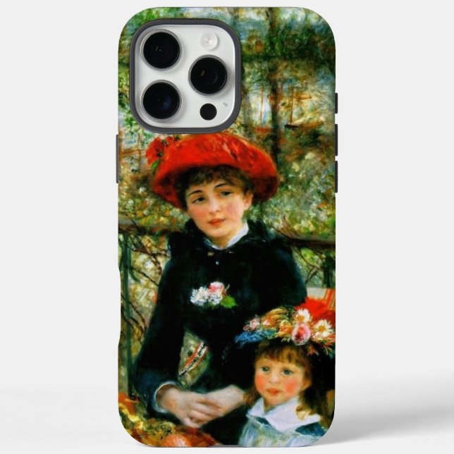 Two Sisters on the Terrace by Renoir Case-Mate iPhone Case (Back)