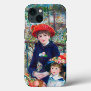 Two Sisters (On the Terrace) Pierre Auguste Renoir iPhone 13 Case