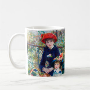 Two Sisters (On the Terrace) Pierre Auguste Renoir Coffee Mug