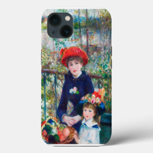 Two Sisters (On the Terrace) Pierre Auguste Renoir iPhone 13 Case