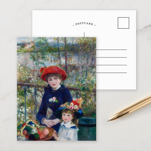Two Sisters (On the Terrace) | Renoir Postcard (Creator Uploaded)