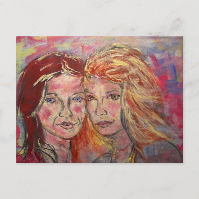 Two Sisters Postcard (Front)