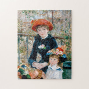 Two Sisters - Renoir Impressionist Painting Jigsaw Puzzle