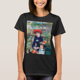 Two Sisters - Renoir Impressionist Painting T-Shirt
