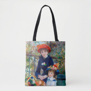 Two Sisters, Renoir Tote Bag
