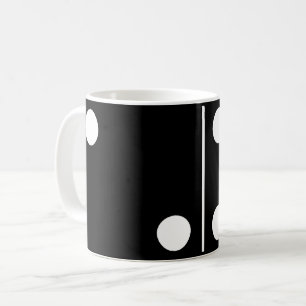Two Six Black Domino Mug