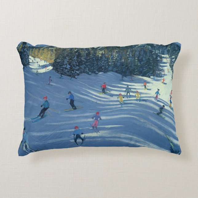 Two Ski-Slopes 2004 Decorative Cushion (Front)