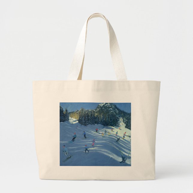 Two Ski-Slopes 2004 Large Tote Bag (Front)