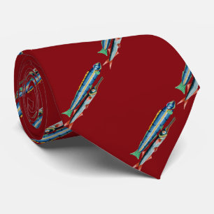 Two Skinny Fish Red Tie