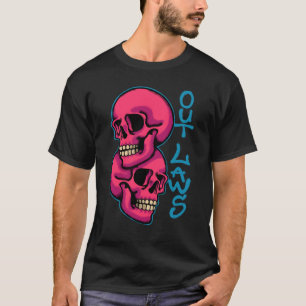 two Skull streetwear T-Shirt