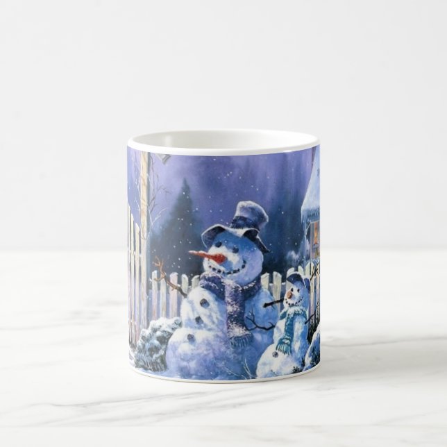 Two Snowmen Coffee Mug (Center)