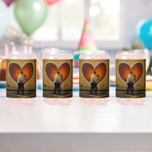 Two Souls, One Heart” Personalised Wedding Glasses