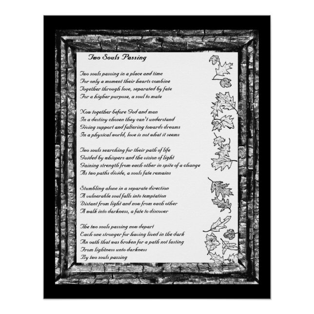 Two Souls Passing Poster (Front)