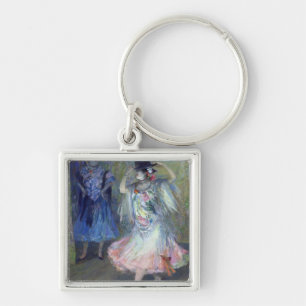 Two Spanish Dancers, 1852 Key Ring