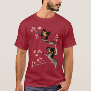 Two Sparrows On A Branch Shirt