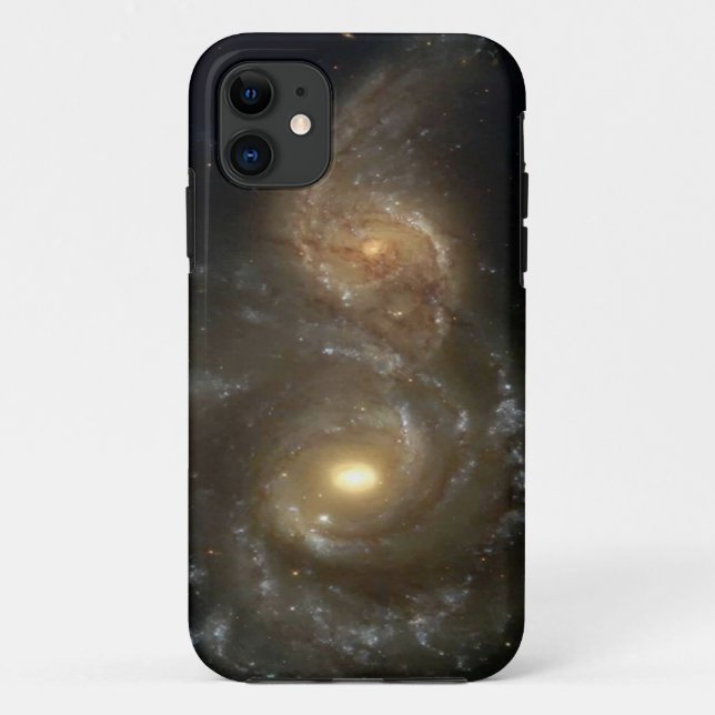 Two Spiral Galaxies Colliding on iPhone 5 Case (Back)