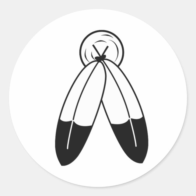 Two-Spirit Flag Classic Round Sticker (Front)