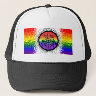 Two Spirit Flag Glass Design Trucker Hat