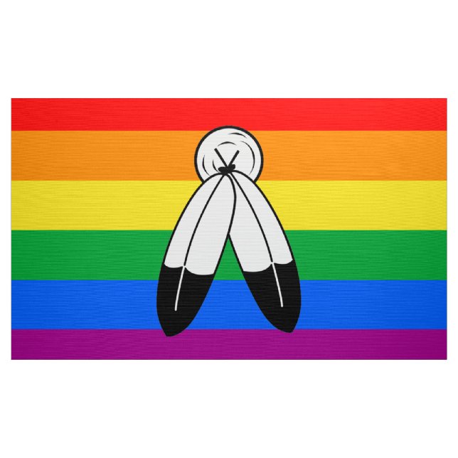 Two-Spirit LGBTQ+ Pride Flag Fabric (Yard)