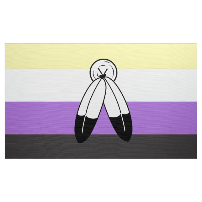 Two-Spirit Nonbinary Pride Flag Fabric (Yard)