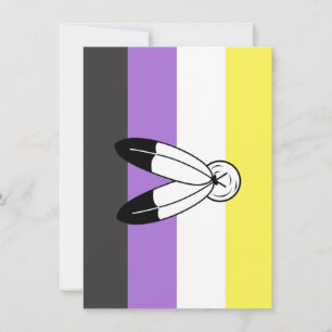 Two-Spirit Nonbinary Pride Flag Holiday Card