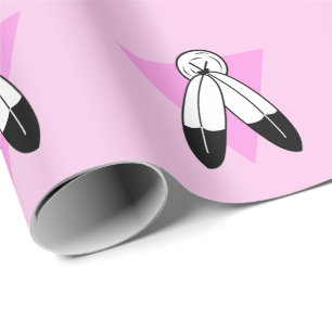 Two-Spirit Pink Triangle Flag Wrapping Paper