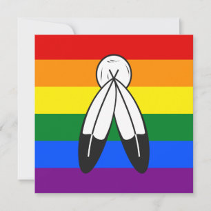 two-Spirit Pride Flag Invitation