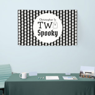 Two Spooky 2nd Birthday Banner