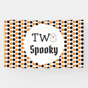 Two Spooky 2nd Birthday Banner
