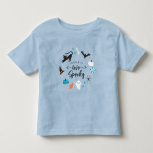Two Spooky Boy Birthday Party Toddler T-Shirt