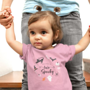 Two Spooky Girl Birthday Party Toddler T-Shirt