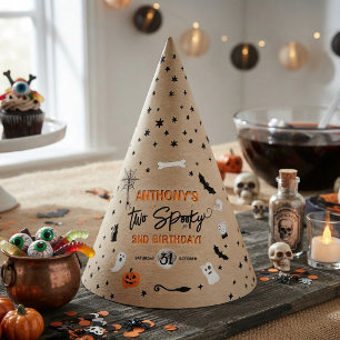 Two Spooky! Halloween 2nd Birthday Party Hat