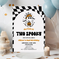 Two Spooky Halloween Retro 2nd Birthday Party