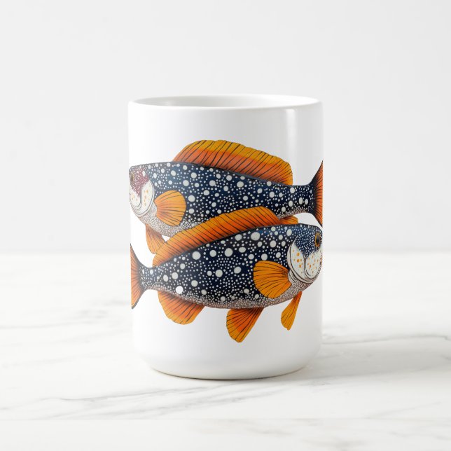 Two spotted fish coffee mug (Center)