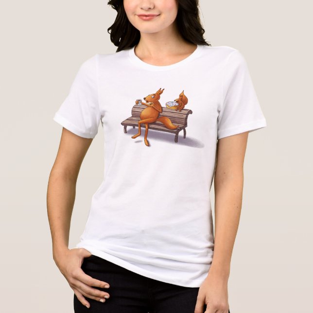 Two Squirrels Tri-Blend Shirt (Front)