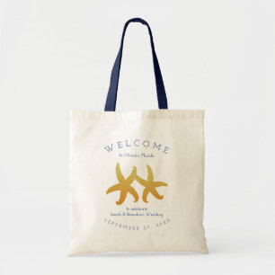 Two Starfish Destination Wedding Welcome Gift Tote