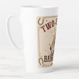 Two-Stepping Closer to Bankruptcy Western Sign Latte Mug