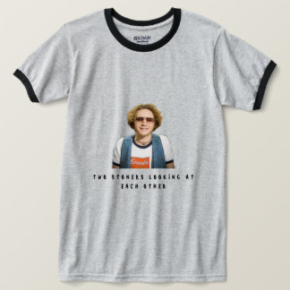 Two stoners looking at each other t-shirt 