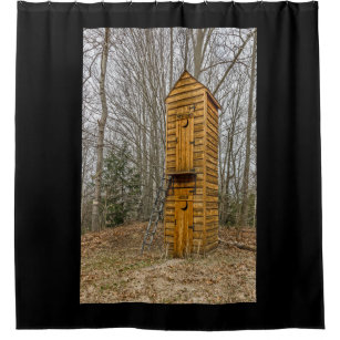Outhouse Shower Curtains Zazzle Co Uk