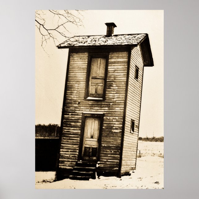 Two Story Outhouse Poster (Front)