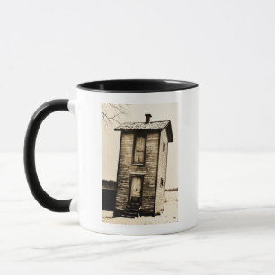 Two Story Outhouse - VIntage Mug