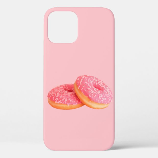 TWO STRAWBERRY DOUGHNUTS WITH SPRINKLES Case-Mate iPhone CASE (Back)