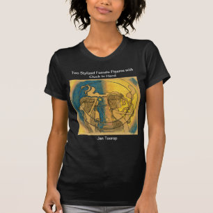 Two Stylised Female Figures Jan Toorop T-Shirt