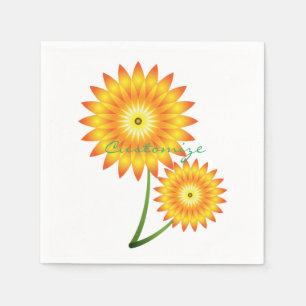 Two Sunflower Plant Thunder_Cove Napkin
