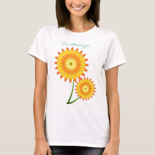 Two Sunflower Plant Thunder_Cove T-Shirt